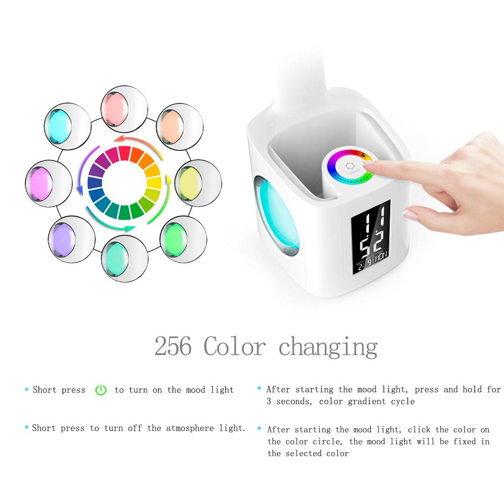LED Desk Lamp with USB Charging