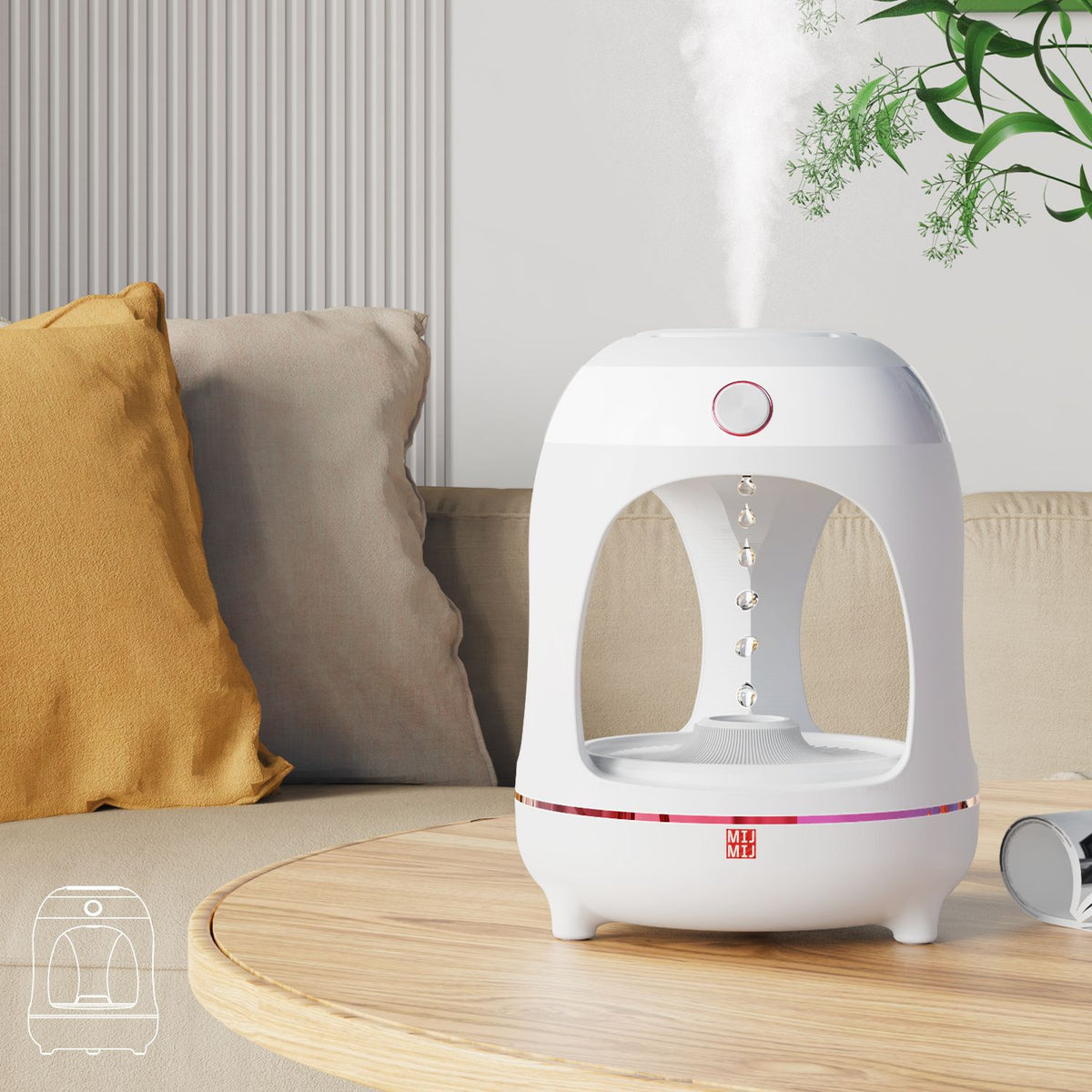 Anti Gravity Water Drop Humidifier
