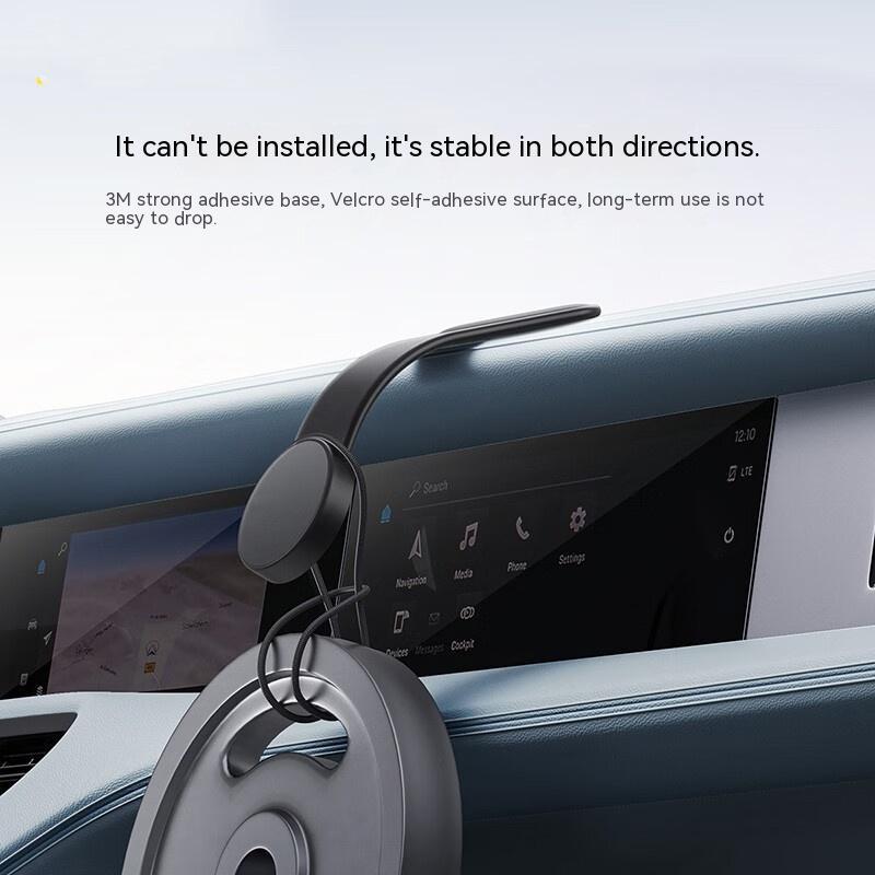 Magnetic Car Phone Holder 15W Wireless Charger Dash Mount