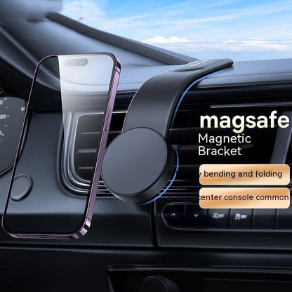 Magnetic Car Phone Holder 15W Wireless Charger Dash Mount