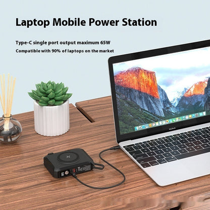 New 65W Multifunctional Magnetic Suction Travel Charger Wall Charging Power Bank For Laptop Computer Power Bank