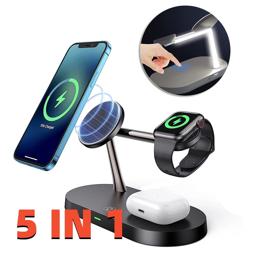 5 in 1 Wireless Charging Station