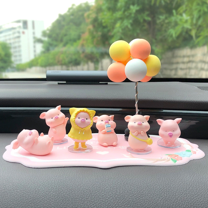 Cute Piggy Car Decoration